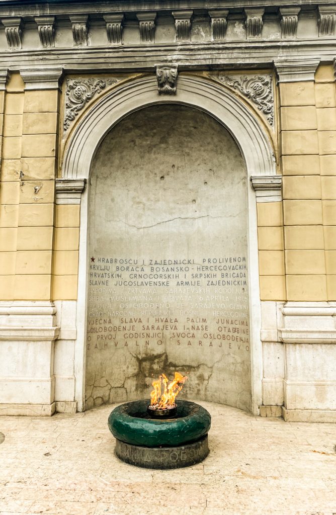 The Eternal Fire Monument, Sarajevo