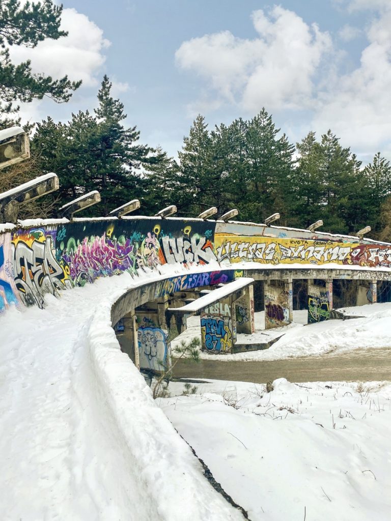 Abandoned Bobsled Track, Mountain Trebevic, Sarajevo